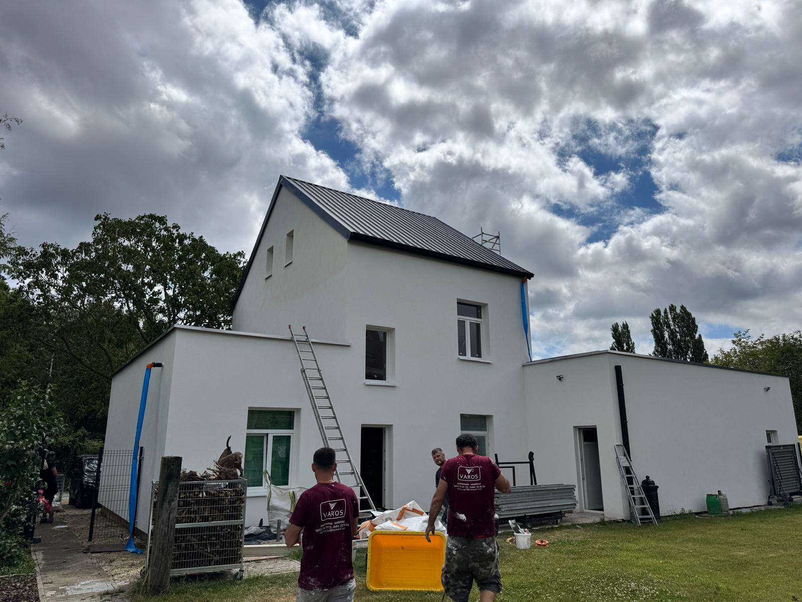 Bouwproject van Varos in uitvoering